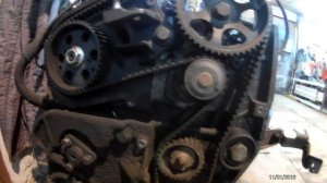 Фиат Добло - замена ремня ГРМ 1.9 JTD MultiJet. Fiat Doblo Replacement of timing belts. Метки ГРМ