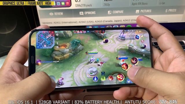 Mobile Legends: Bang Bang GAMEPLAY on iPhone 12 PRO MAX in 2022? | (MAX GRAPHICS) [Handcam] смотреть онлайн