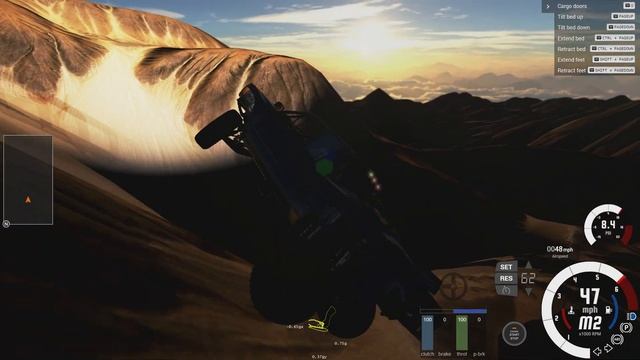 BeamNG Photorealistic Sunset Skybox! Afreefall Mod | Surreal Pre-Runner Off-Roading смотреть онлайн