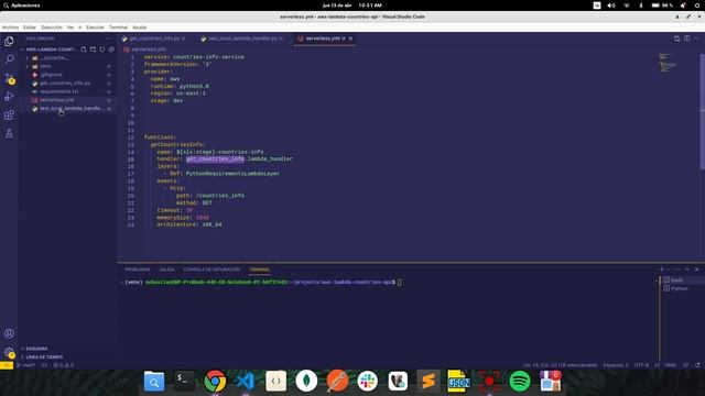 Despliegue API AWS Lambda + Serverless Framework + Python смотреть онлайн