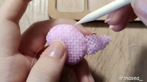 Летучая мышь из бисера | Амигуруми из бисера |Мастер-класс| Туториал | Часть 4 |Beaded bat amigurum