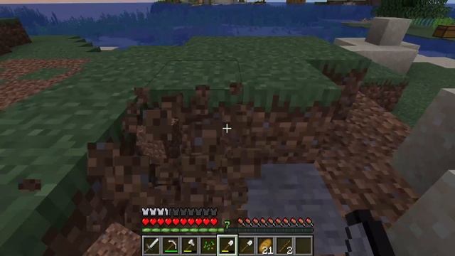 ВЫРАВНИВАНИЕ ОСТРОВА! ДЕРЕВЕНСКОЕ ВЫЖИВАНИЕ В МАЙНКРАФТ #5 смотреть онлайн