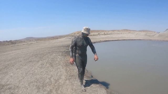 Kükürdlü göl Palçıq Vulkanı | Sulfur lake Mud Volcano | Серное озеро Грязевой вулкан Азербайджана смотреть онлайн