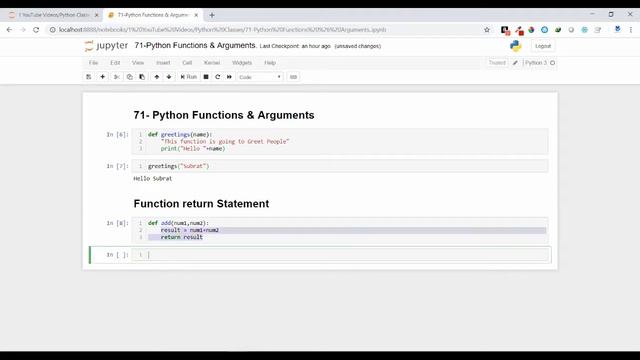 72-Python Functions Return Statement смотреть онлайн