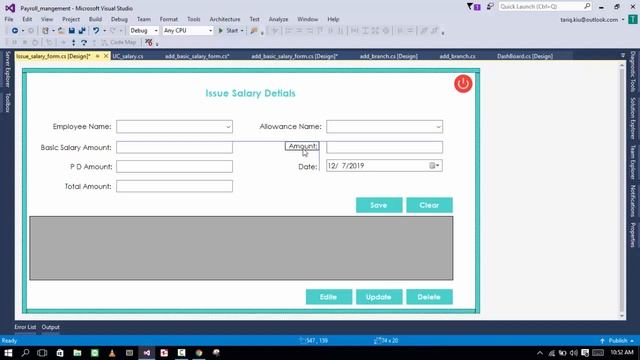 C# - Payroll Management System (add Basic Salary || Issue Salary || Advance salary Scheme and issue смотреть онлайн