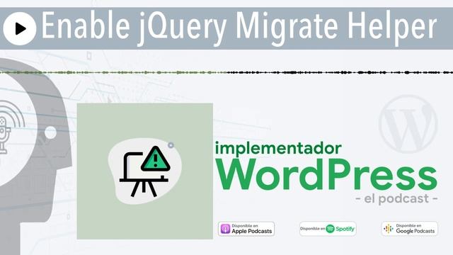 Enable jQuery Migrate Helper смотреть онлайн