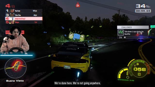 NFS UNBOUND Playthrough Part 6 | Using Logitech Wheel setup on hardest difficulty = HEADACHES смотреть онлайн
