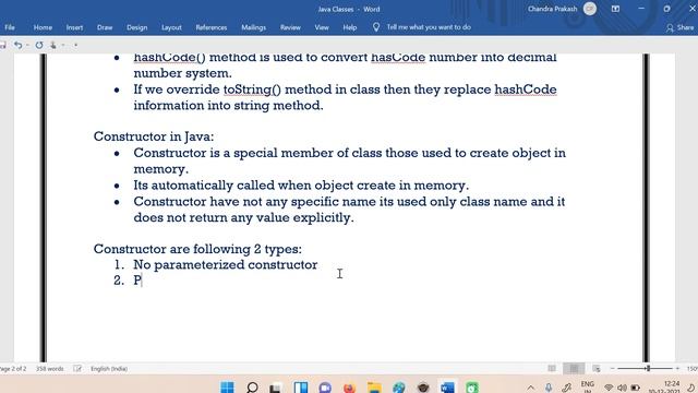 Constructor in Java смотреть онлайн
