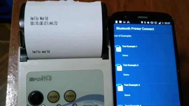App Android Bluetooth Printer Connect смотреть онлайн