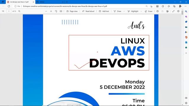 DEVOPS with AWS tutorials || Demo - 1 || by Mr. Anil On 19-12-2022 @7PM IST смотреть онлайн