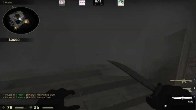 CSGO 1v3 clutch with a "Next Level Smoke " смотреть онлайн