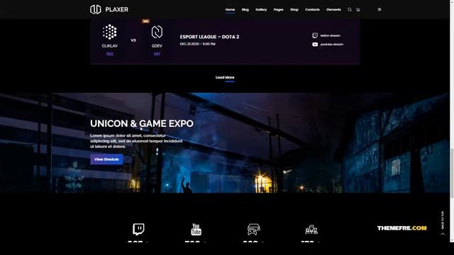 Plaxer - Gaming and eSports WordPress Theme game game woocommerce Rika смотреть онлайн