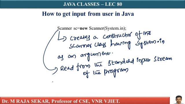 Scanner Class in JAVA LEC 79 смотреть онлайн