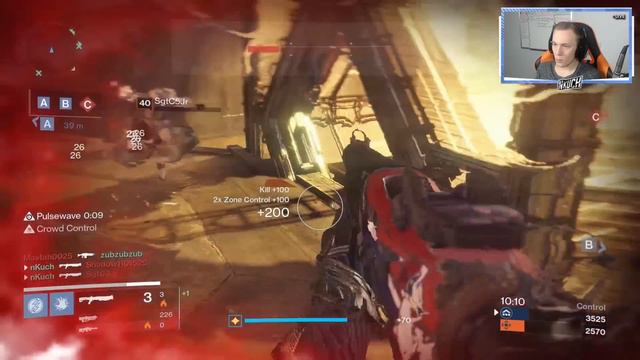 Destiny: THE AMAZING OUTBREAK PRIME EXOTIC PULSE! LIVE PVP HIGHLIGHTS! смотреть онлайн