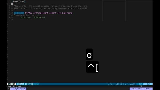 Using Vim to EASILY Format Git Commit Messages смотреть онлайн