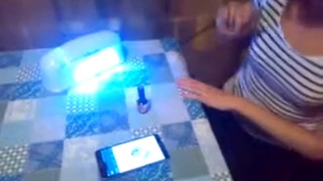 Включение УФ-лампы через умную розетку REDMOND.