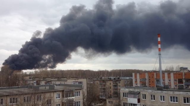 Пожар на Мебельном Иваново 3.04.17 смотреть онлайн