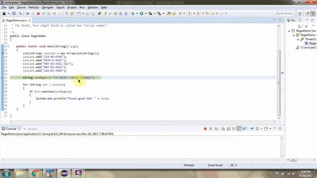 How to write regex for Social Security Number(SSN)? | Java Regex | Regex in java смотреть онлайн