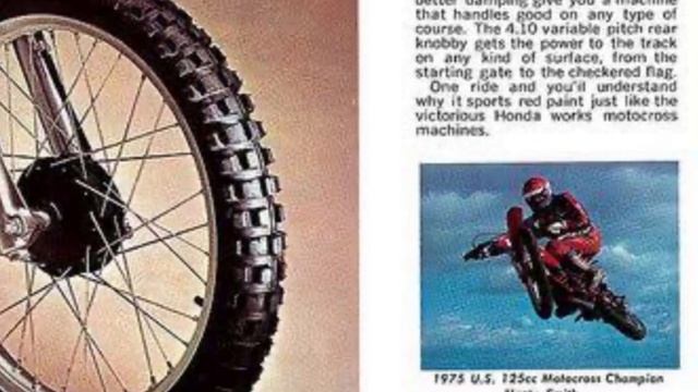 70’s motorcycle ads HONDA CR 125/250M ELSINORE (magazines and brochures) смотреть онлайн