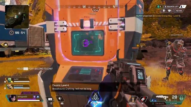 Playing with wraith Cold Sweats skin | Apex Legends Battle Royal смотреть онлайн
