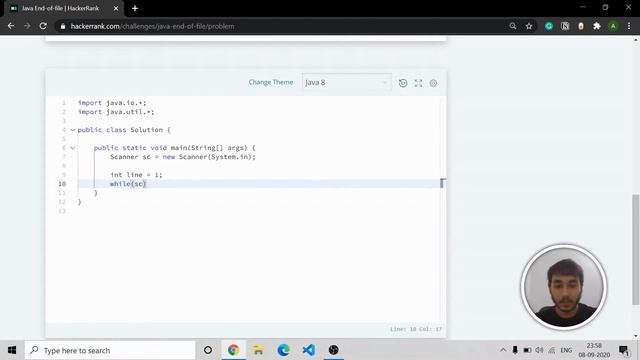 Java End of file Hackerrank solution | Java tutorial | CodeWithAbhi | смотреть онлайн