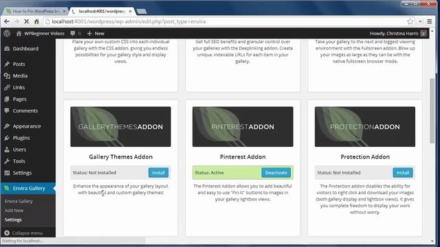 How to Pin WordPress Images to Pinterest by using Envira Gallery смотреть онлайн