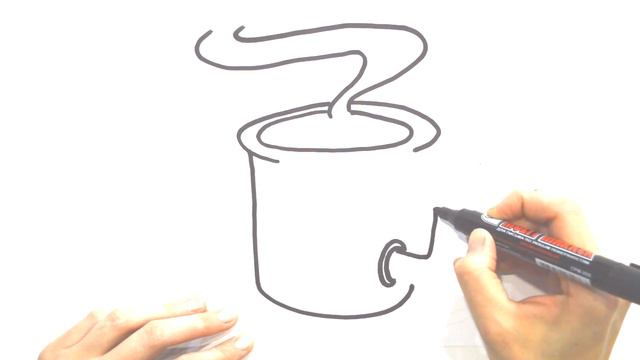 MUG!! How to draw a MUG Cup easy. смотреть онлайн