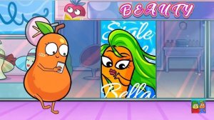 Фрукты посещают салон красоты первый раз в жизни || Забавные бьюти-неудачи от канала «Парочка груш»