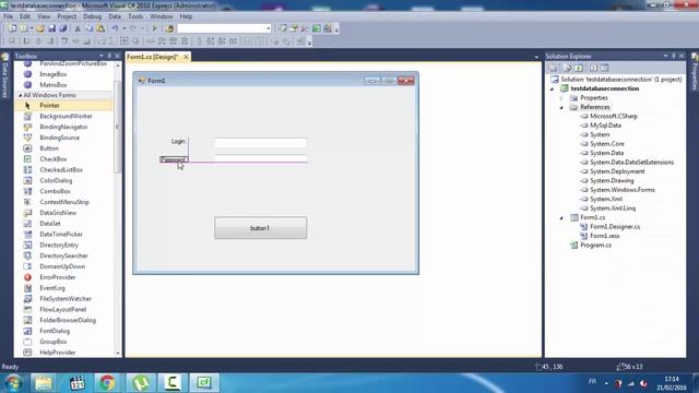 how to get data from mysql database using csharp смотреть онлайн