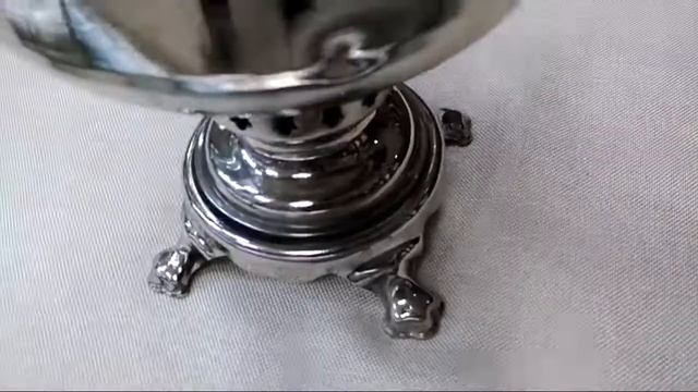 Угольный самовар на дровах 5 литров никелированный цилиндр советский Самовары.ком(samovary.com) смотреть онлайн