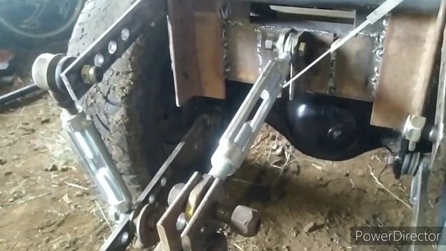 Мини-трактор переломка. Навеска смотреть онлайн