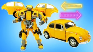 Бамблби видео игры - Новая трансформация Автобота! - Машинки и Роботы Трансформеры игры битвы онлайн