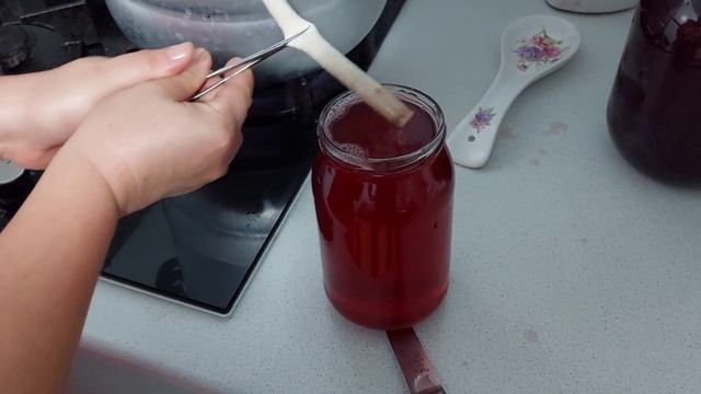 Заготавливаем виноградно - сливовый сок. смотреть онлайн