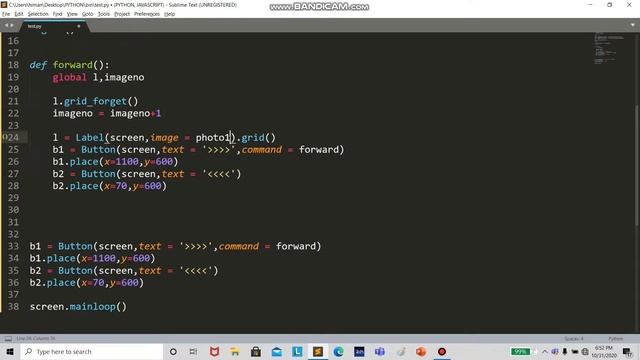 Tkinter 03 (GUI IN PYTHON) | Building an image viewer app with tkinter | How to command our buttons смотреть онлайн