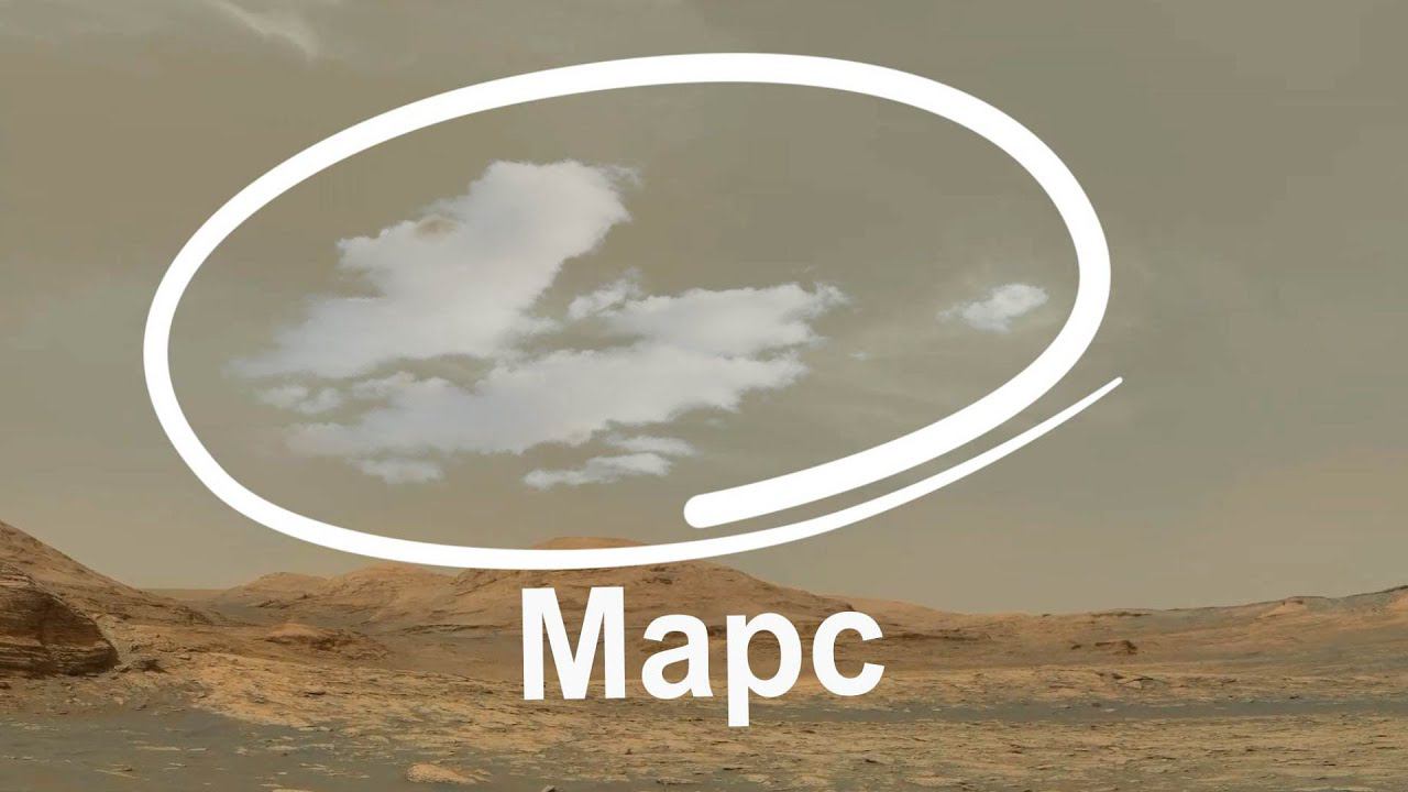 Облака на МАРСЕ - Марсоход Curiosity создал панораму марсианского облачного покрова смотреть онлайн