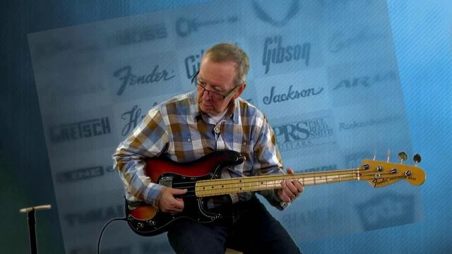 Used Guitar For Sale - 1974 Fender Precision P Bass Sunburst смотреть онлайн