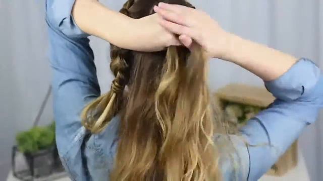 RUS: ПРЕКРАСНЫЕ ДВОЙНЫЕ РЫБЬИ КОСИЧКИ /DIY Hair Tutorials смотреть онлайн