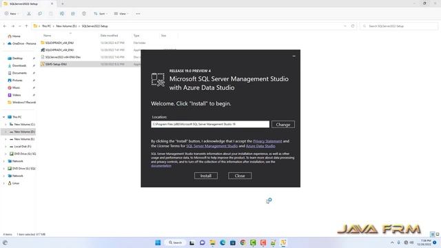 Microsoft SQL Server 2022 Developer Edition Installation on Windows 11 and connect from SSMS, sqlcm смотреть онлайн
