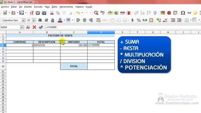 Curso LibreOffice Calc Capitulo 1 - Fórmulas y Autorrellenos