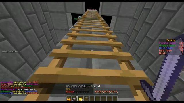 Minecraft Sabotage Mini Game- Victory For BLUE смотреть онлайн