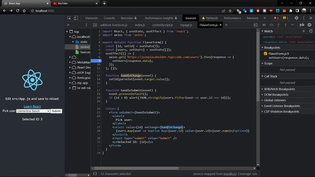 React Select Option from RESTful API смотреть онлайн