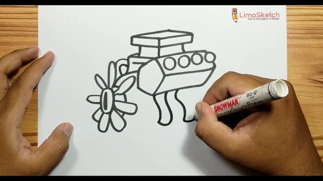 HOW TO DRAWING CAR ENGINE смотреть онлайн