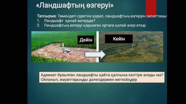Пайдалы қазбаларды игеруде туындайтын мәселелер, 7-сынып география смотреть онлайн