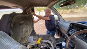 Toyota HiAce 1994 1KZ тест полного привода по песку и обзор