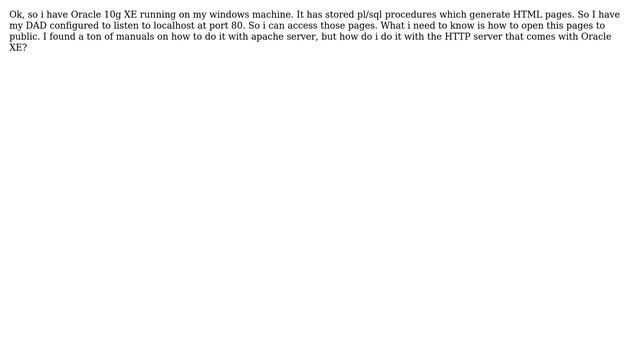 DevOps & SysAdmins: How to setup oracle pl/sql server on local machine? смотреть онлайн