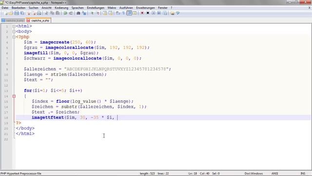 Spam-Schutz mit Captcha - PHP 5.4 und MySQL 5.5 смотреть онлайн