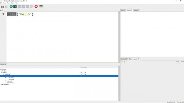 Python IDE for beginners | Python code editor | Thonny Short Course
