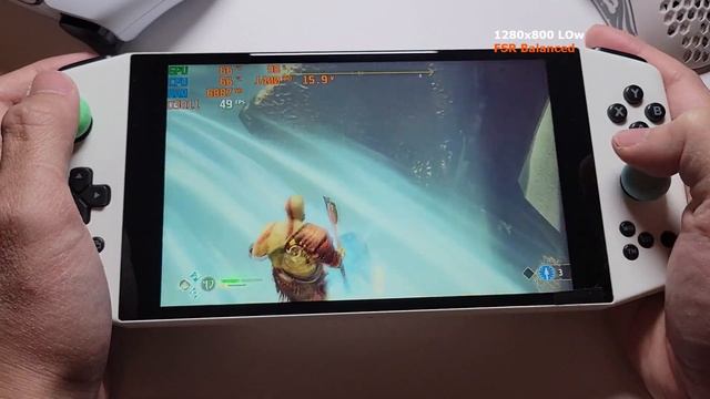 Aya Neo Pro 2021 4800U | God Of War | AMD Ryzen 7 смотреть онлайн