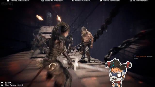 Измазался... и в ад за лезвиями... (Hellblade: Senua's Sacrifice. День 2) смотреть онлайн