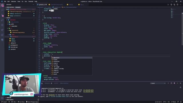 CRIANDO UM CALENDÁRIO SEMANAL COM REACTJS смотреть онлайн